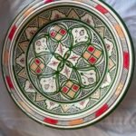 Tass dyal Safi Khdar o Byad - Motiv 1 - Marokkanische Keramikschale kaufen | Moll Mlih