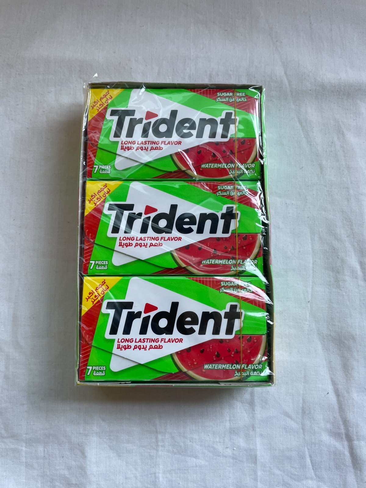 Trident-Pastillen ohne Zucker, Wassermelone - Für frischen Atem