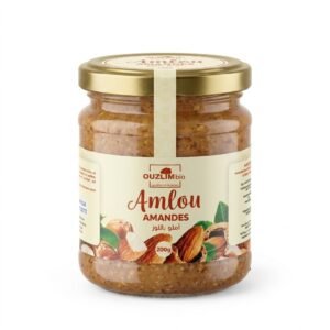 Marokkanisches Bio-Amlou Mandeln (200g) – OUZLIM Bio Traditioneller Aufstrich mit Arganöl & Honig kaufen | Moll Mlih